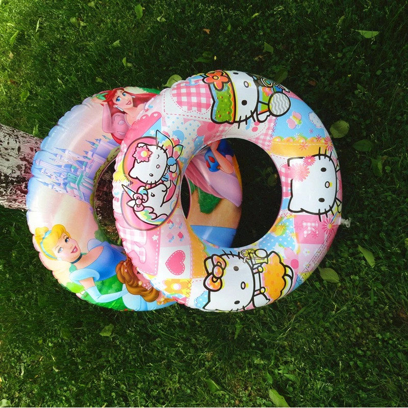 Inflatable Cartoon Swimming Ring for Kids Pool Float Lifebuoy Swim Trainer 60cm 70cm 80cm 90cm