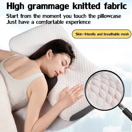 Cervical Pillows for Neck Pain with Ergonomic 3D Cotton Support for Better Sleep and Comfort