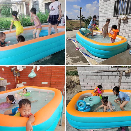OOKAS Portable Inflatable Swimming Pool for Kids and Adults for Indoor and Outdoor Family Fun