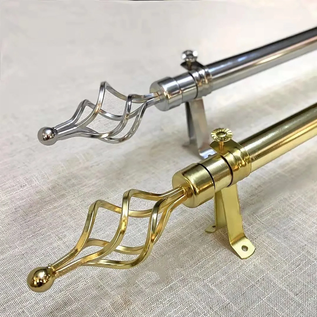 Spiral Telescopic Adjustable Curtain Rod Modern Support Suspension Rod for Window Curtain Accessories Heavy Duty