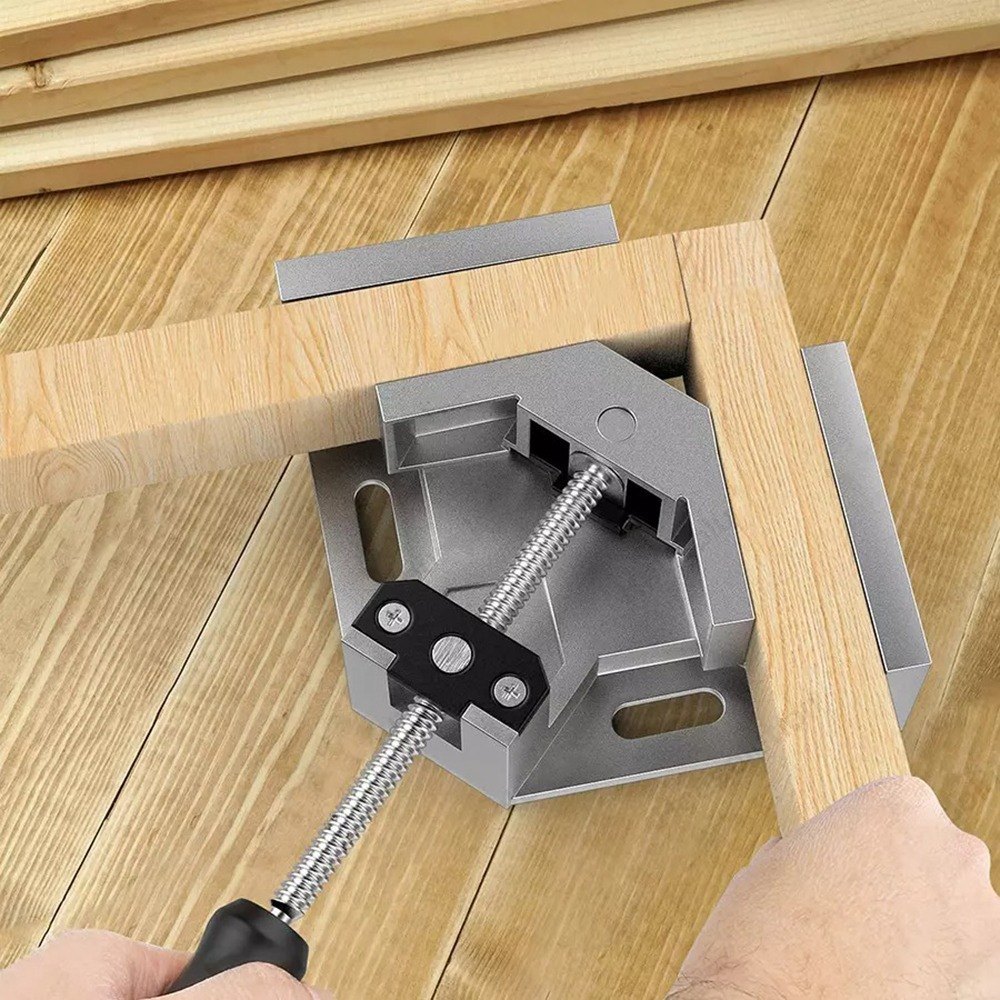 90 Degree Right Angle Clamp Woodworking Vice for Wood Metal Welding Corner Clamp Heavy Duty Hand Tool