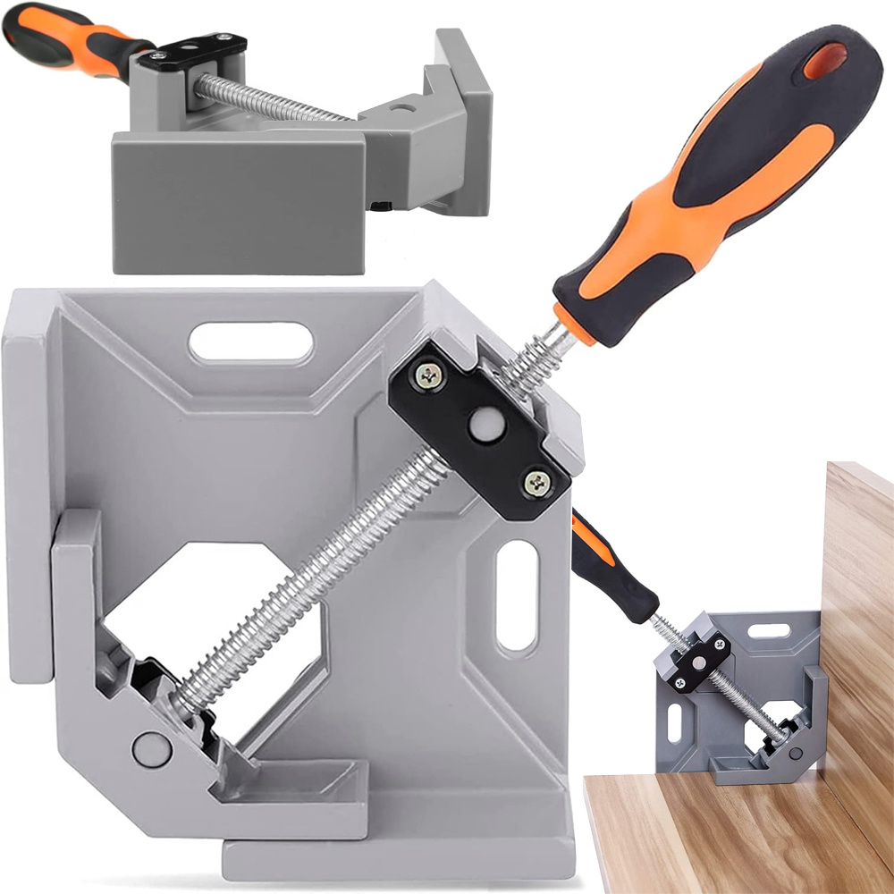 90 Degree Right Angle Clamp Woodworking Vice for Wood Metal Welding Corner Clamp Heavy Duty Hand Tool